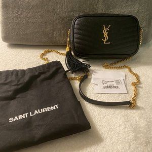 YSL - Mini Lou Quilted Leather Camera Bag - NEVER USED